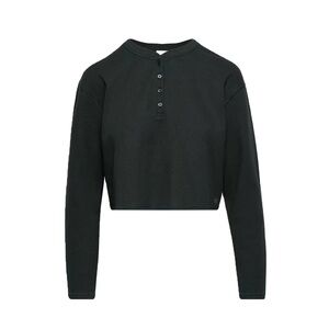 Sunday Best Baby Waffle Henley Longsleeve